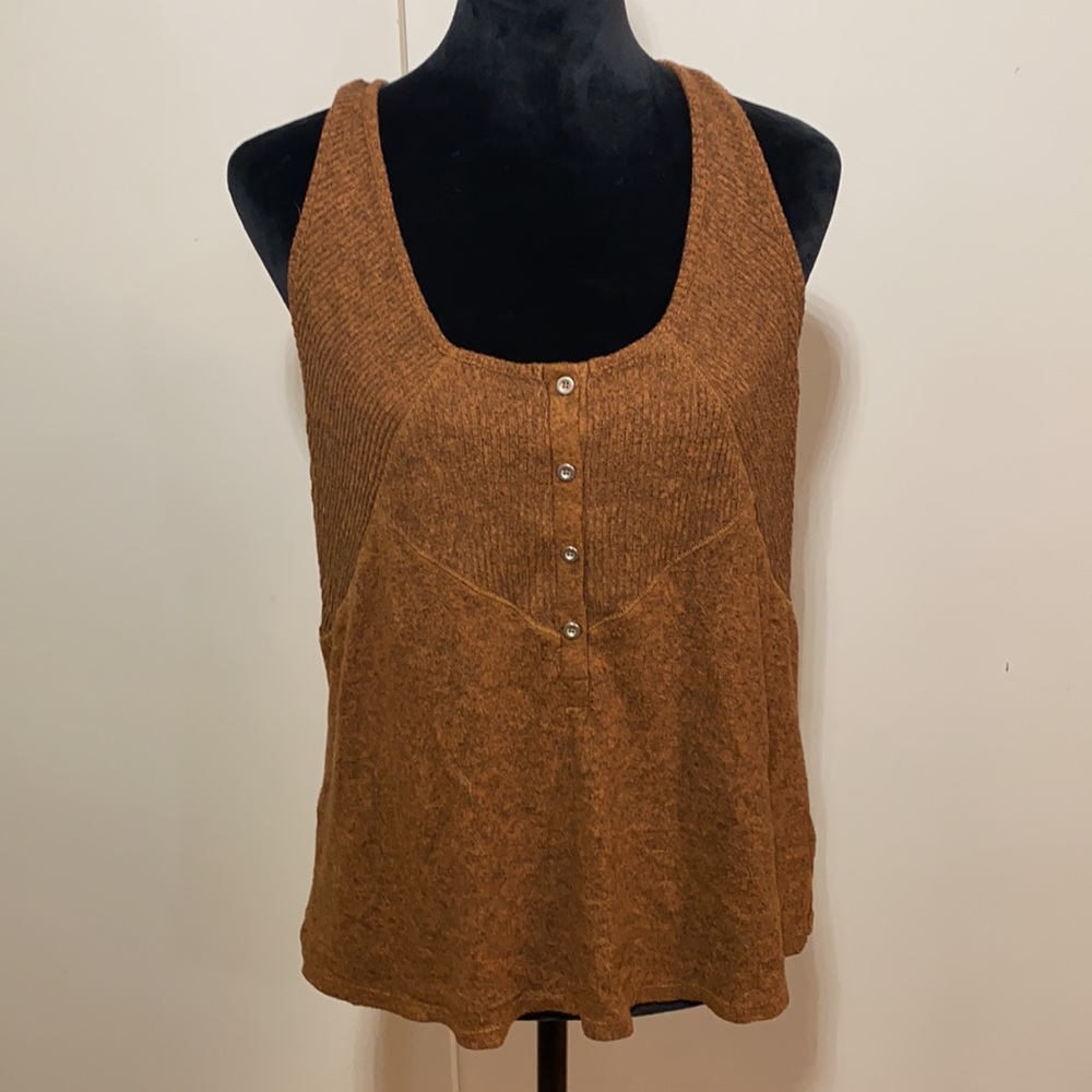 Anthropology sweater-style knit tank top